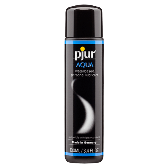 Pjur Aqua Water-Based Lubricant 100ml-Lubes, Gels and Cleaners electro sex - estim USA- ElectraStim