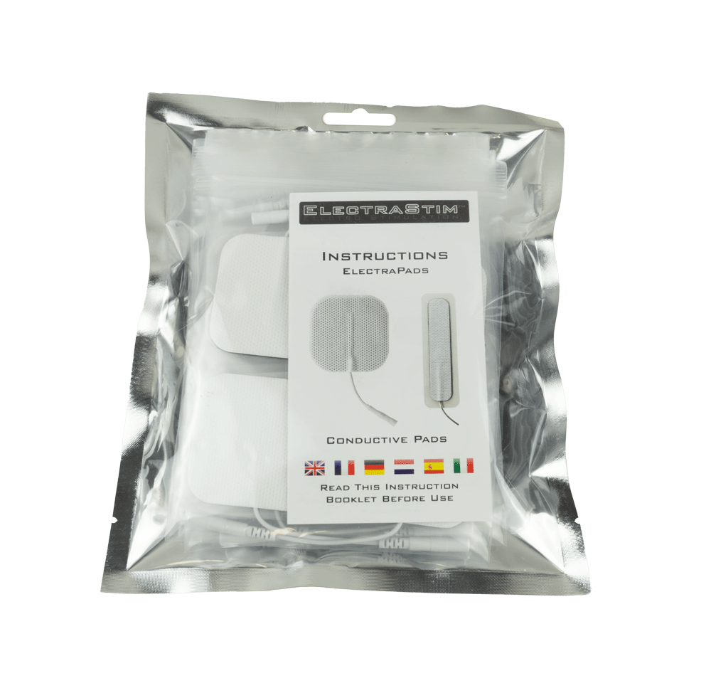 Square Self-Adhesive ElectraPads (Multi-packs available)-Electro Conductive Pads electro sex - estim USA- ElectraStim