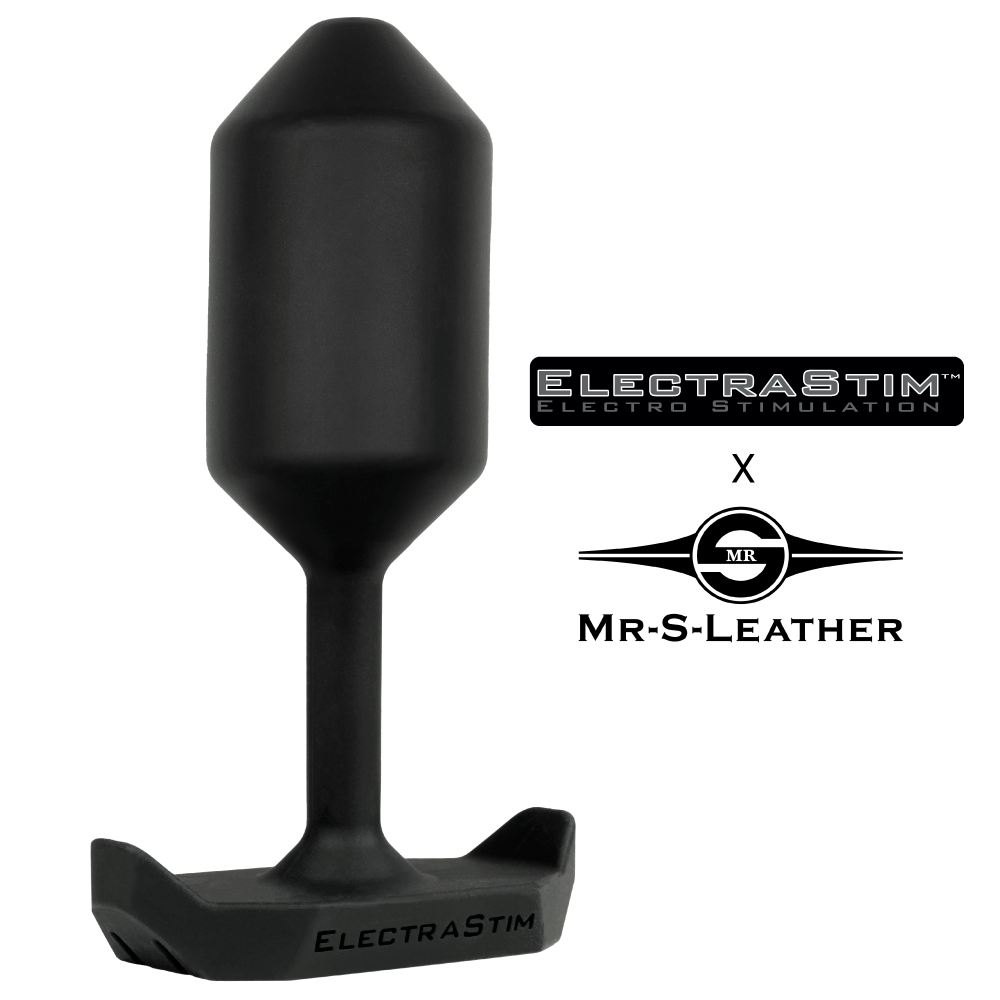 ElectraStim x Mr. S Leather - World's Most Comfortable Silicone Electro Butt Plug-Anal Toys electro sex - estim USA- ElectraStim