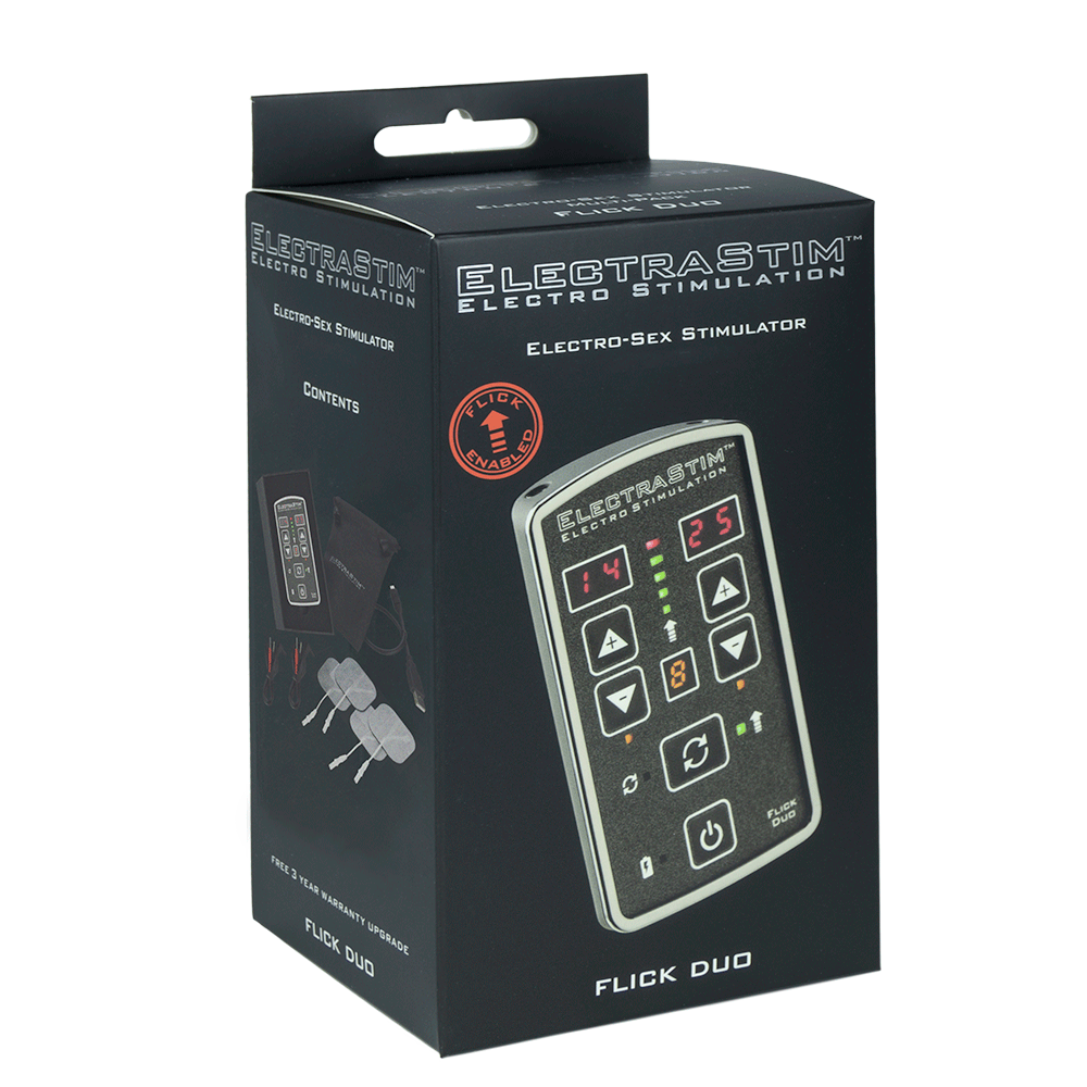 Flick Duo Dual Output Stimulator Pack- EM80-E-Electro Sex Stimulators electro sex - estim USA- ElectraStim