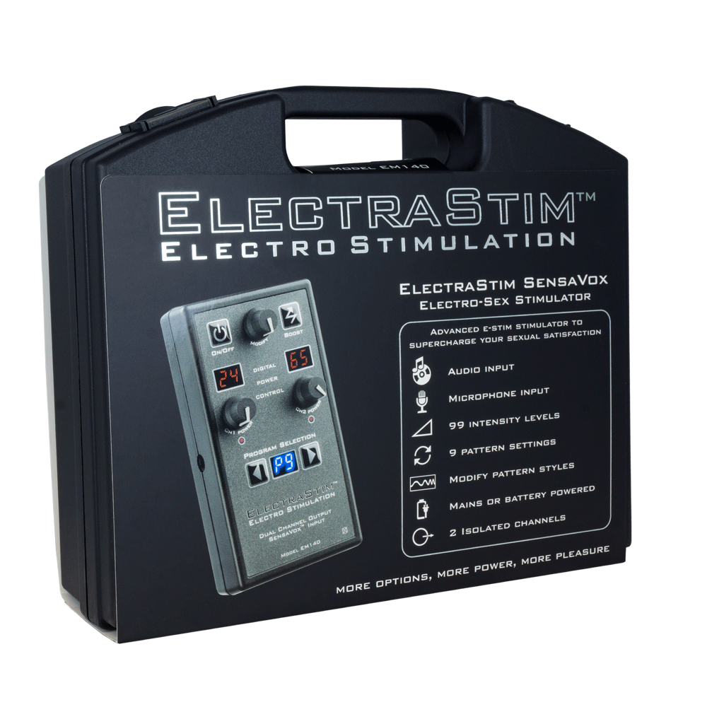ElectraStim SensaVox Electro Sex Stimulator - EM140-Electro Sex Stimulators electro sex - estim USA- ElectraStim