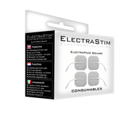 Square Self-Adhesive ElectraPads (Multi-packs available)-Electro Conductive Pads electro sex - estim USA- ElectraStim