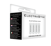 Long Self Adhesive Conductive Pads (4 Pack)-Electro Conductive Pads electro sex - estim USA- ElectraStim