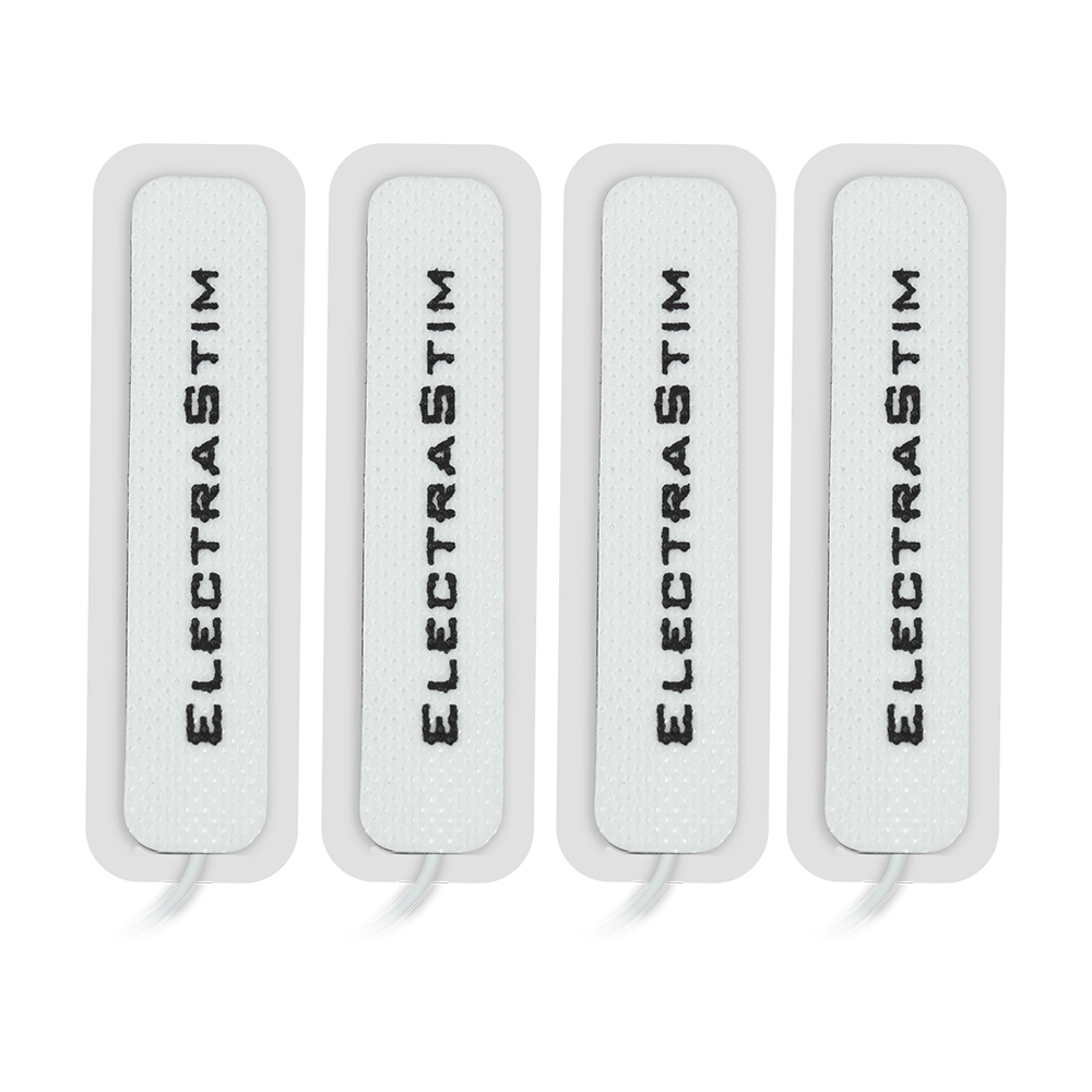 Long Self Adhesive Conductive Pads (4 Pack)-Electro Conductive Pads electro sex - estim USA- ElectraStim