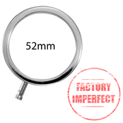 FACTORY IMPERFECT- ElectraRings Solid Metal Scrotal Ring (52mm)-Cock Rings and Male Toys electro sex - estim USA- ElectraStim