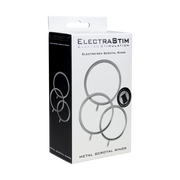ElectraRings Solid Metal E-Stim Scrotal Rings (3 pack)-Cock Rings and Male Toys electro sex - estim USA- ElectraStim