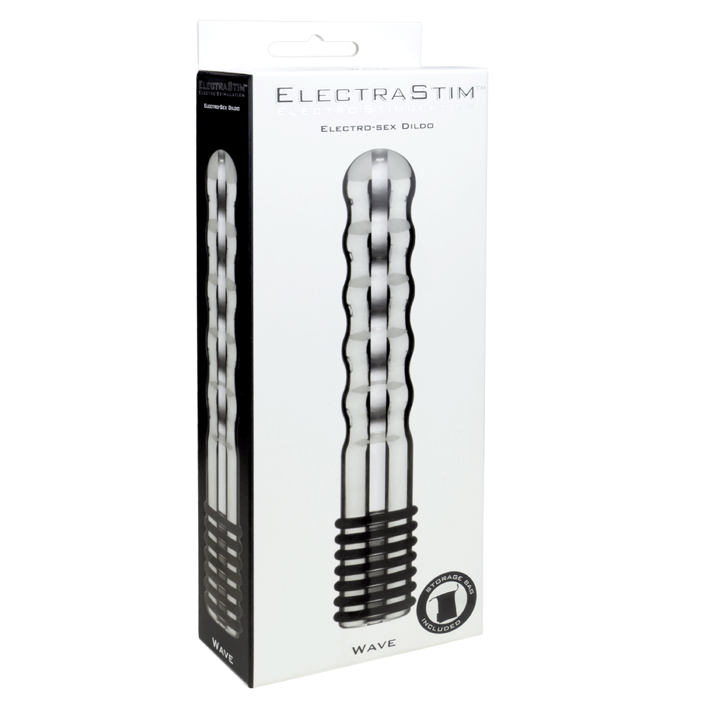 Wave Metal Bi-Polar Electro Dildo-Dildos and Probes electro sex - estim USA- ElectraStim