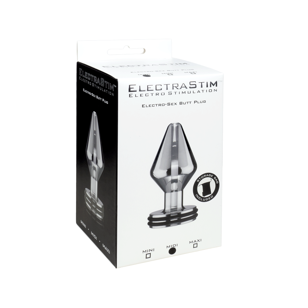 ElectraStim Midi Classic Electro Butt Plug- Medium-Anal Toys electro sex - estim USA- ElectraStim