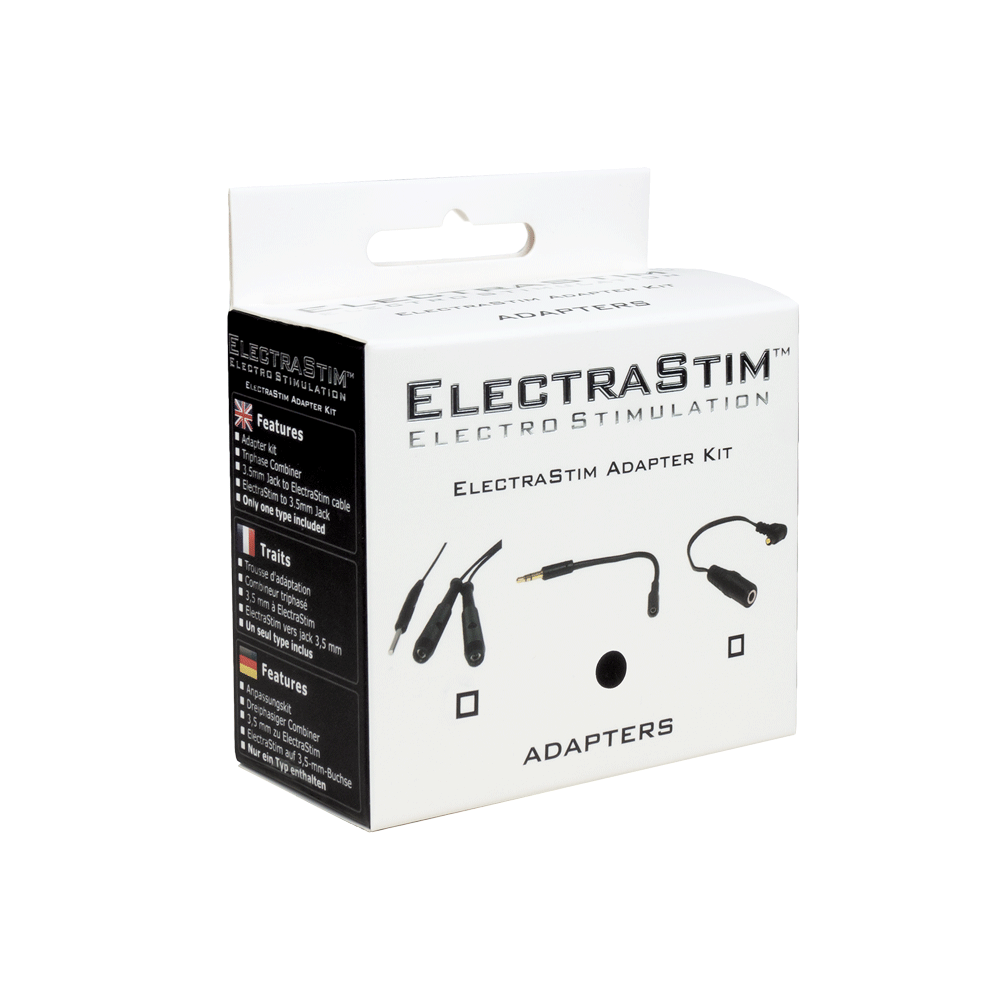 Adapter Kit- 3.5mm to ElectraStim Standard socket (single cable)-Cables and Adapters electro sex - estim USA- ElectraStim