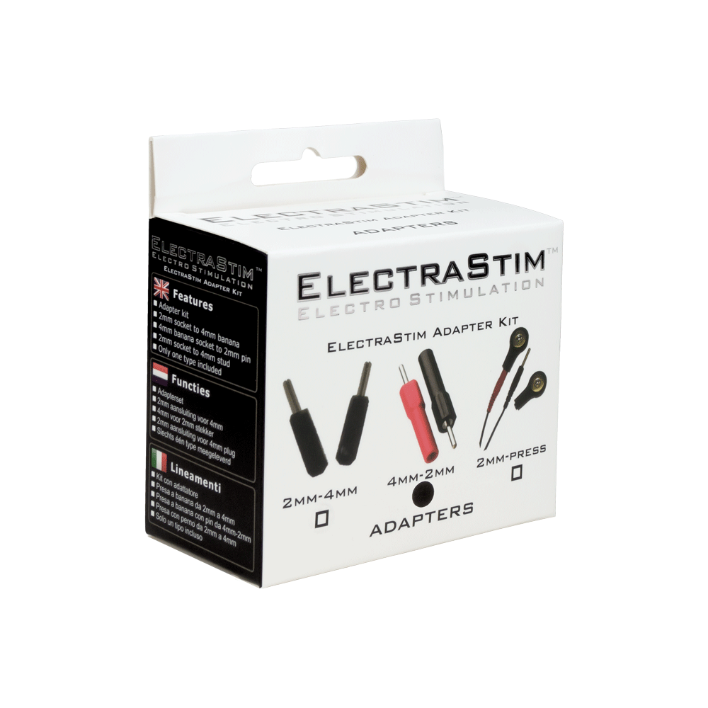 4mm Banana Plug to 2mm Pin Converter Kit (2 Pack)-Cables and Adapters electro sex - estim USA- ElectraStim