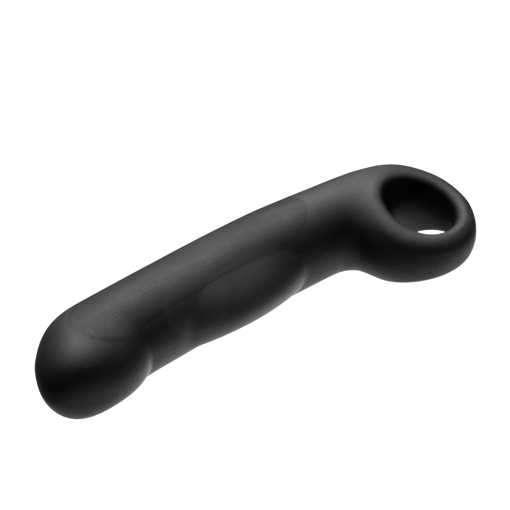 Silicone Noir Ovid Electro G-Spot Dildo-Silicone Noir electro sex - estim USA- ElectraStim