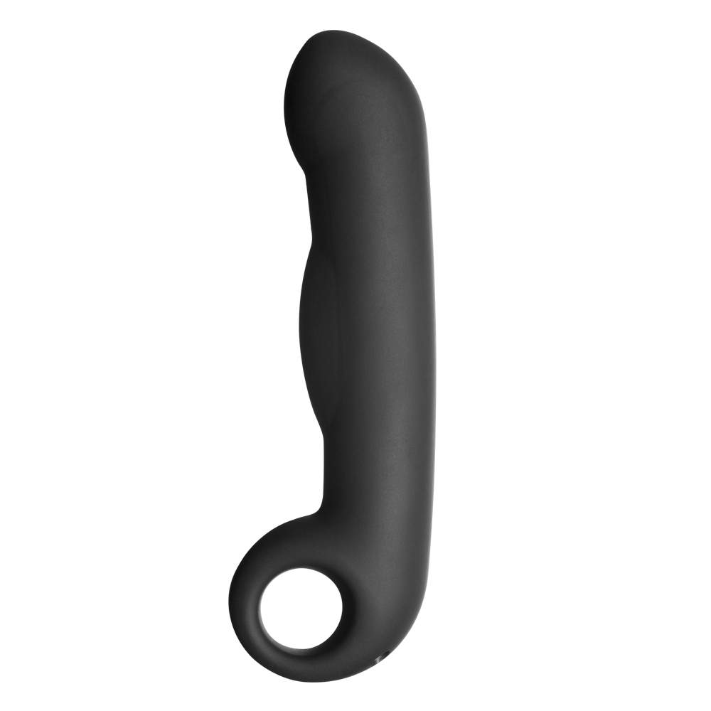 Silicone Noir Ovid Electro G-Spot Dildo-Silicone Noir electro sex - estim USA- ElectraStim