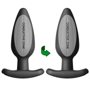 Silicone Noir Rocker Butt Plug - Large-Silicone Noir electro sex - estim USA- ElectraStim