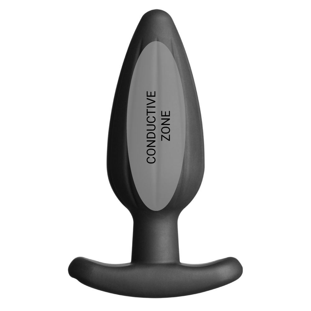 Silicone Noir Rocker Butt Plug - Large-Silicone Noir electro sex - estim USA- ElectraStim