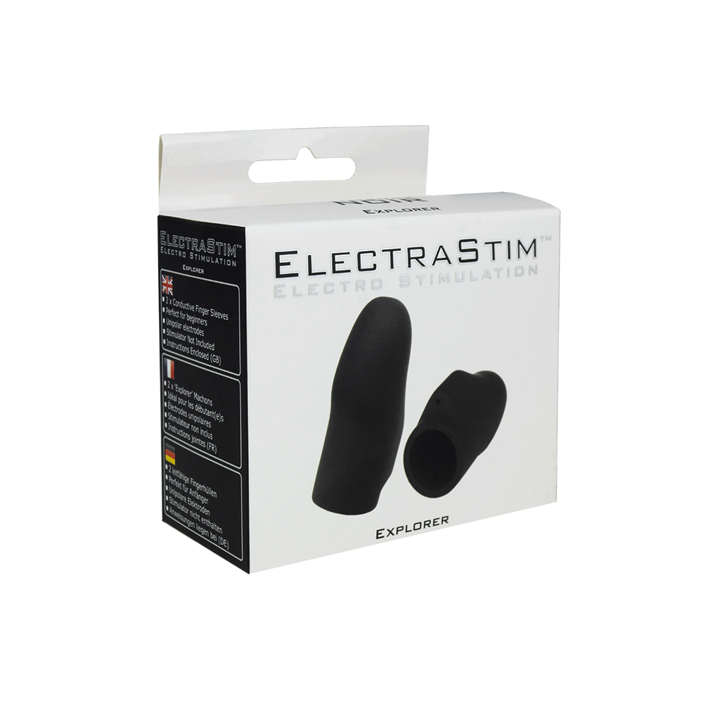 Silicone Noir 'Explorer' Electro Finger Sleeves Silicone Noir 'Explorer' Electro Finger Sleeves