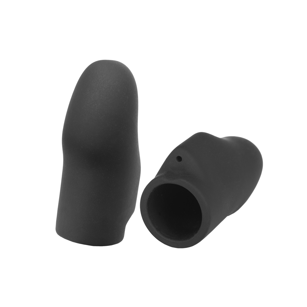 Silicone Noir 'Explorer' Electro Finger Sleeves-Silicone Noir electro sex - estim USA- ElectraStim