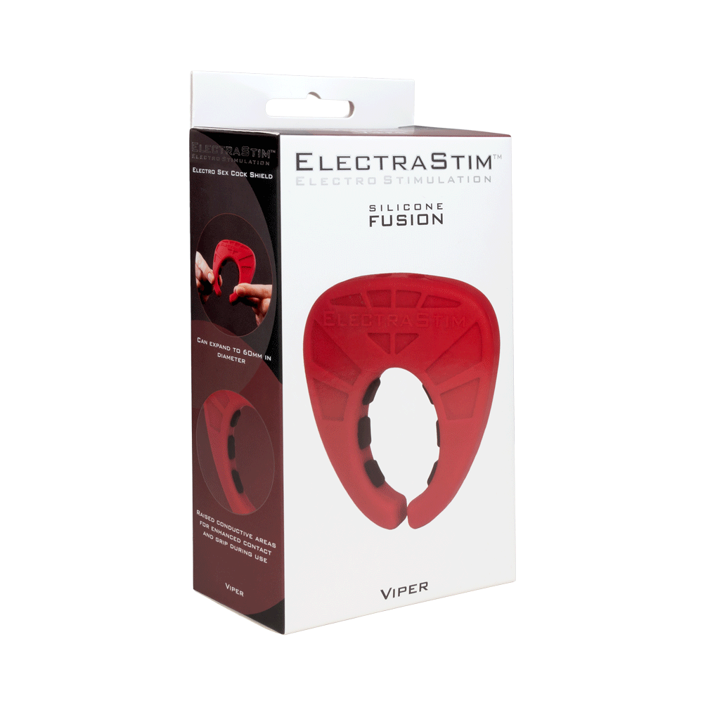 Silicone Fusion Viper Electro Cock Ring-Cock Rings and Male Toys electro sex - estim USA- ElectraStim