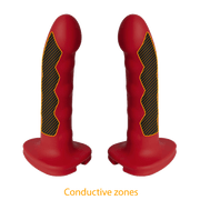 Silicone Fusion Komodo Electro Dildo-Dildos and Probes electro sex - estim USA- ElectraStim