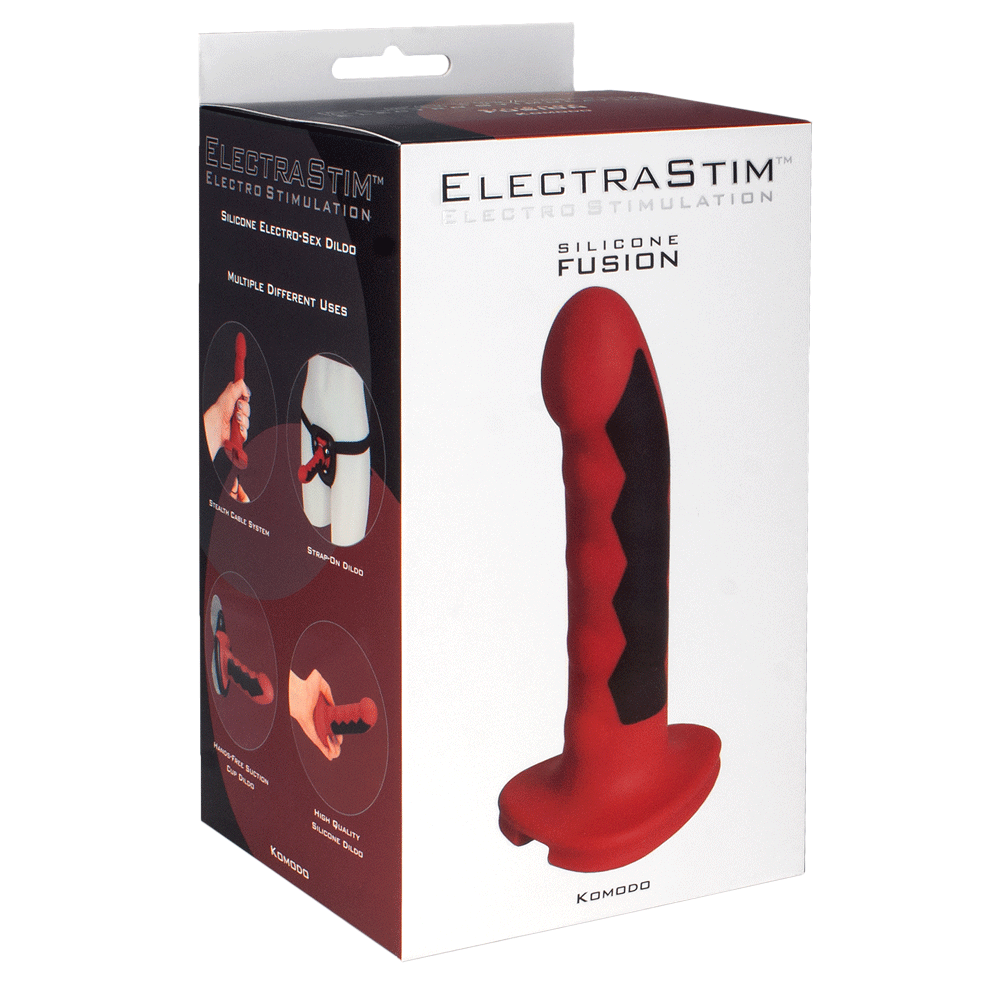 Silicone Fusion Komodo Electro Dildo-Dildos and Probes electro sex - estim USA- ElectraStim