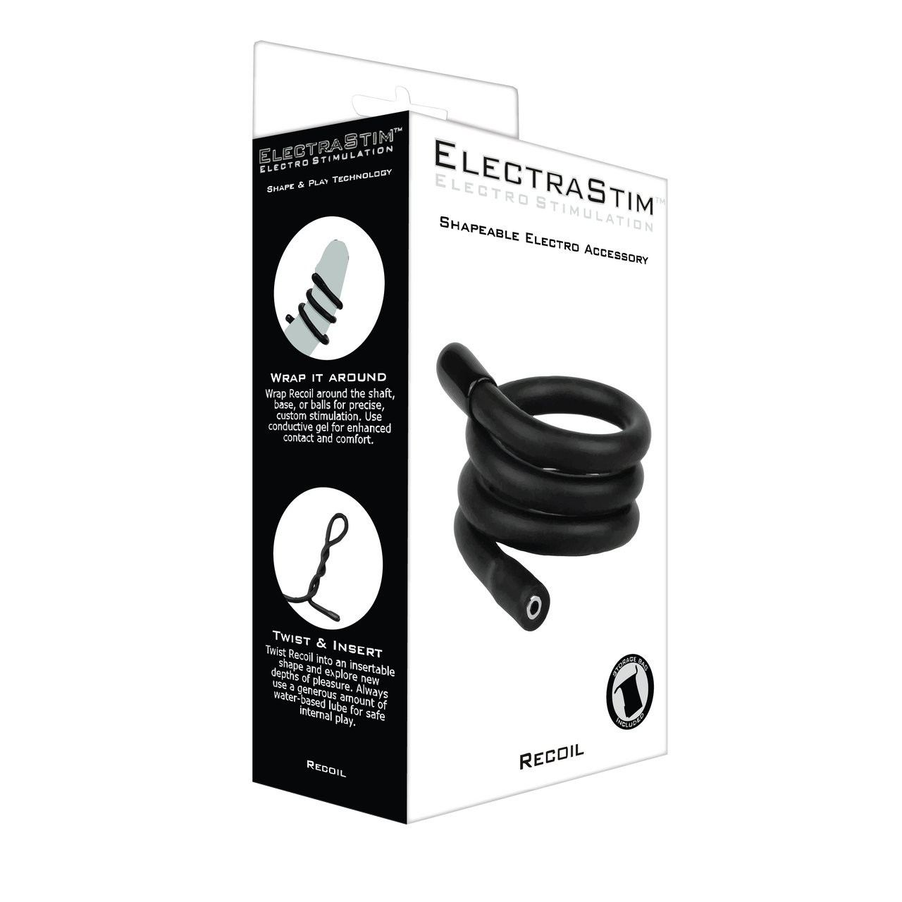 ElectraStim Recoil - Shape & Play Electrode-Cock Rings and Male Toys electro sex - estim USA- ElectraStim