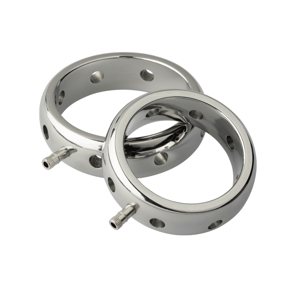 ElectraStim Prestige Metal Electro Cock Ring (Multiple Sizes)-Cock Rings and Male Toys electro sex - estim USA- ElectraStim