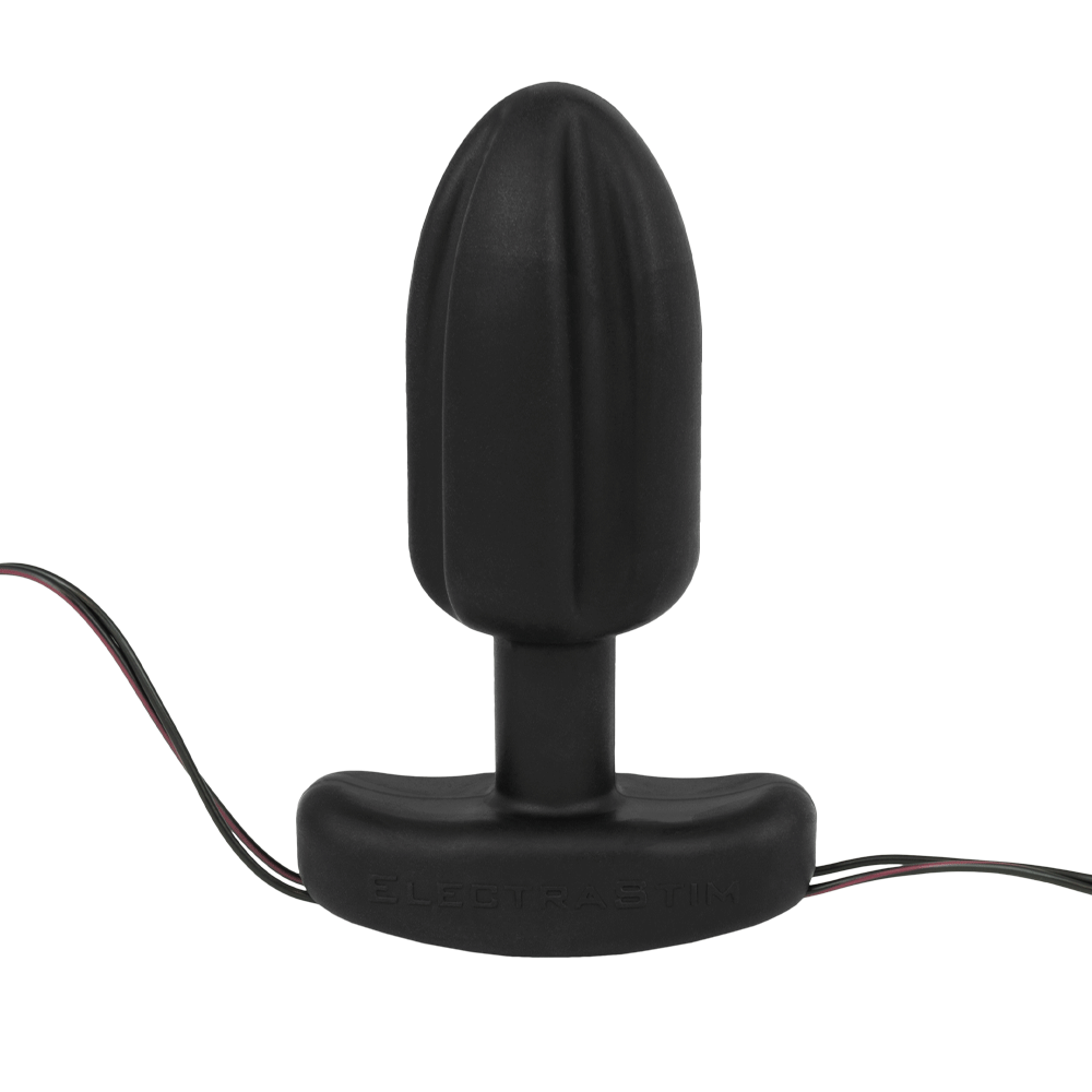 Silicone Noir 'Tartarus' Quadripolar Butt Plug-Anal Toys electro sex - estim USA- ElectraStim