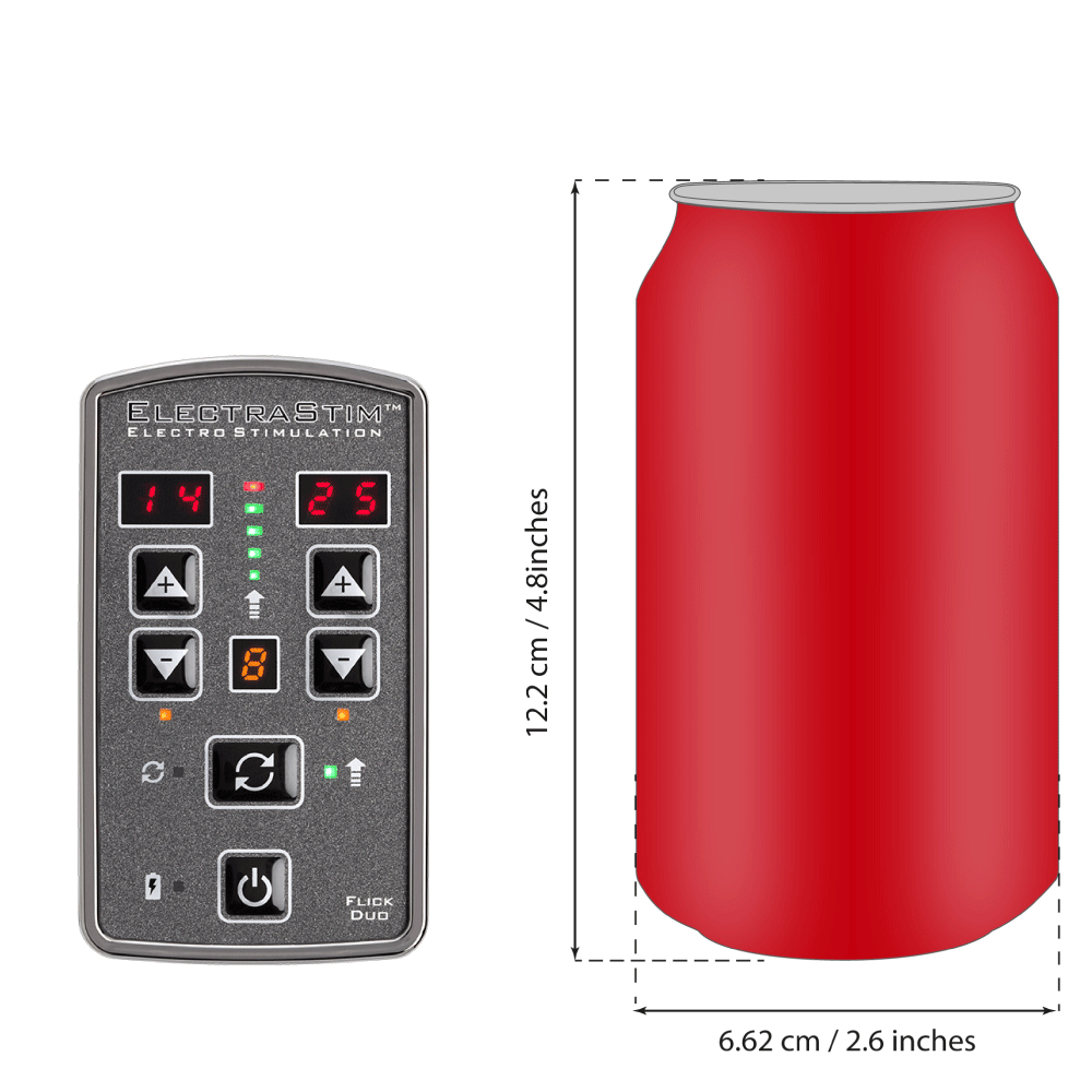 Flick Duo Dual Output Stimulator Pack- EM80-E-Electro Sex Stimulators electro sex - estim USA- ElectraStim