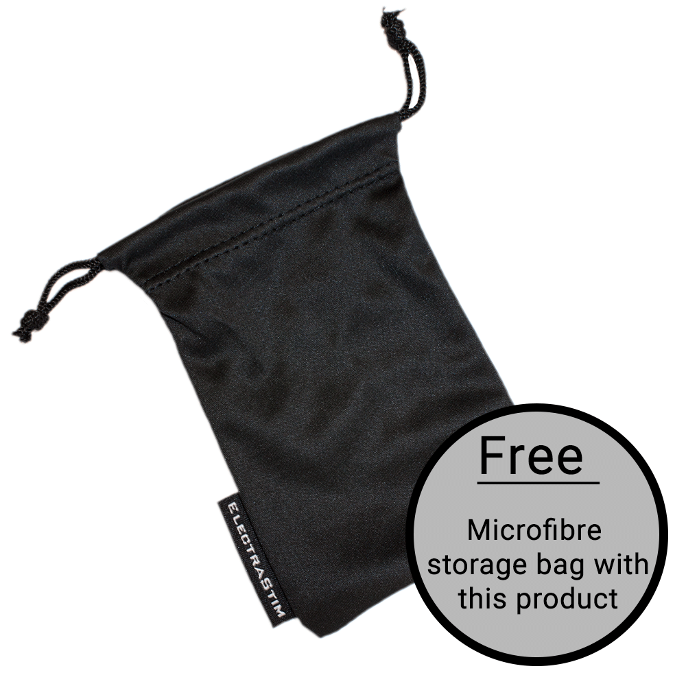ElectraStim Free Black Microfibre storage bag