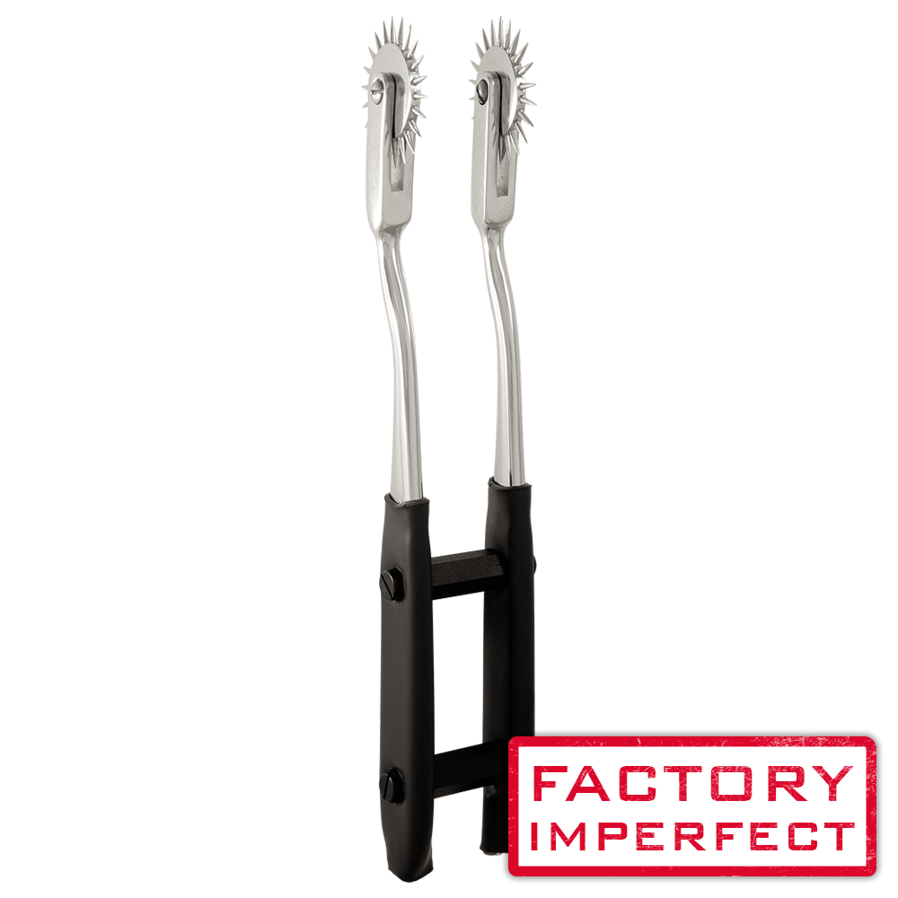 FACTORY IMPERFECT - Double Electro Wartenberg Pinwheel-Fetish and Bondage electro sex - estim USA- ElectraStim