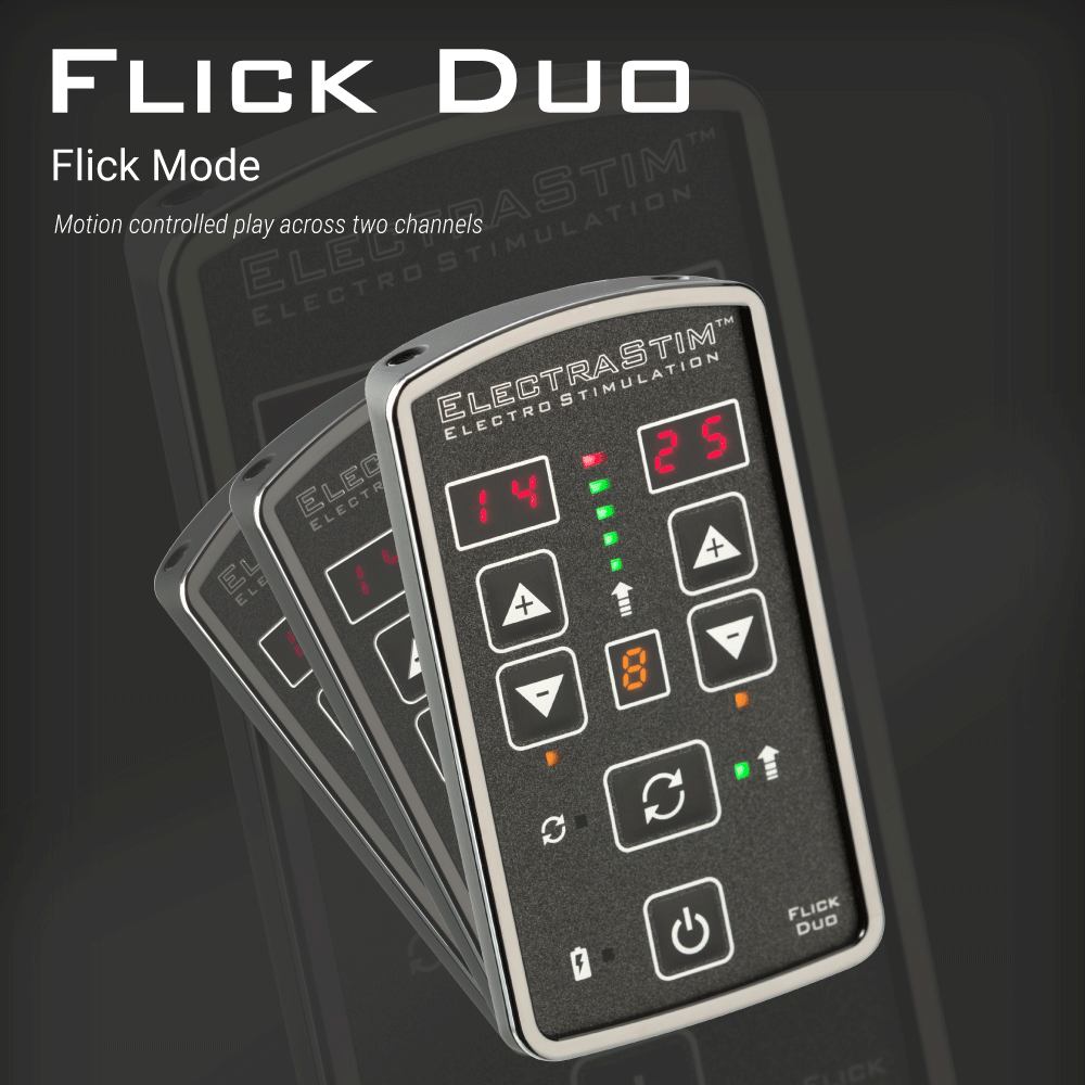 Flick Duo Dual Output Stimulator Pack- EM80-E-Electro Sex Stimulators electro sex - estim USA- ElectraStim