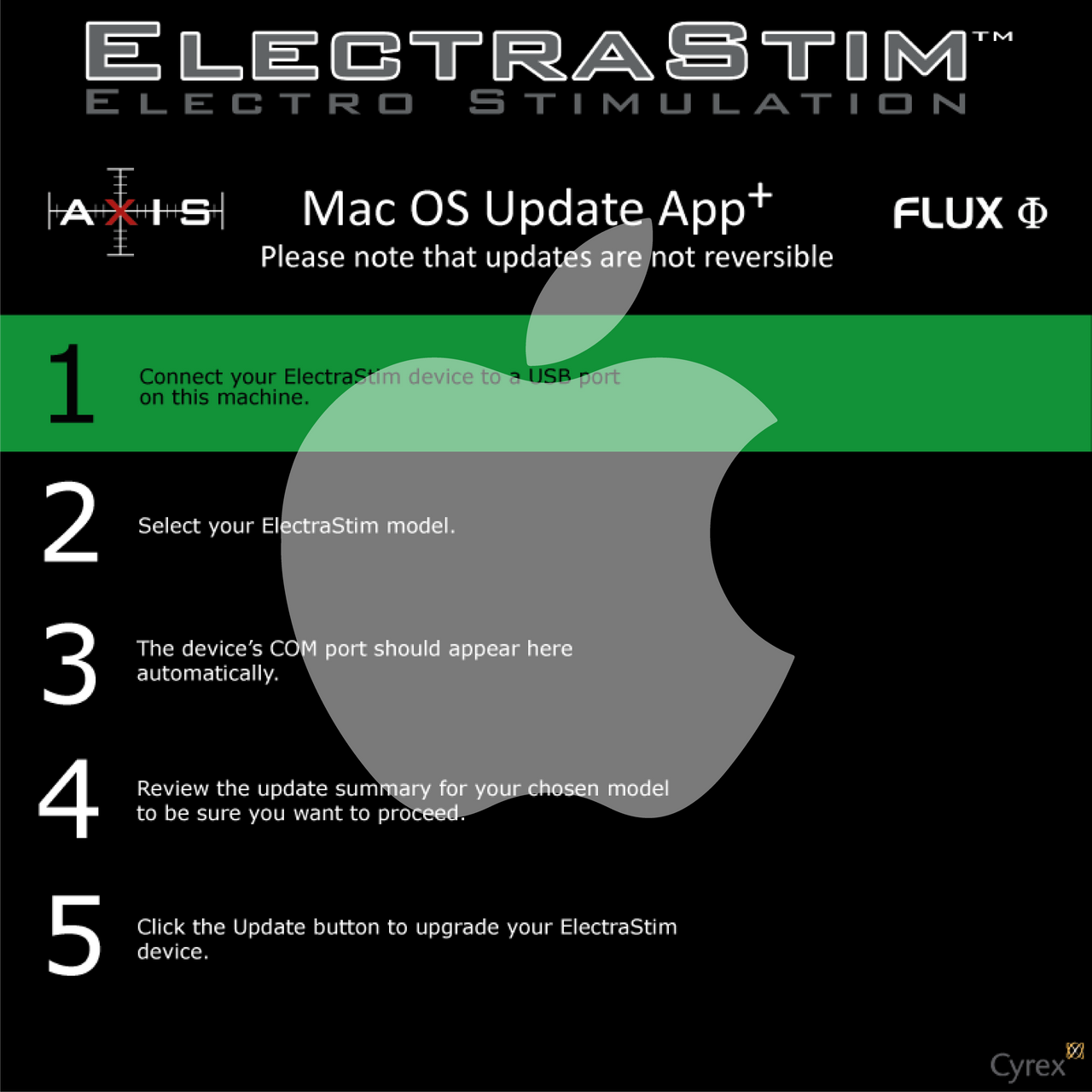 ElectraStim Stimulator Update Software- Mac-Electro Sex Stimulators electro sex - estim USA- ElectraStim