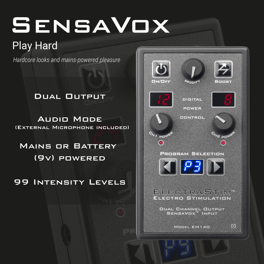 ElectraStim SensaVox Electro Sex Stimulator - EM140