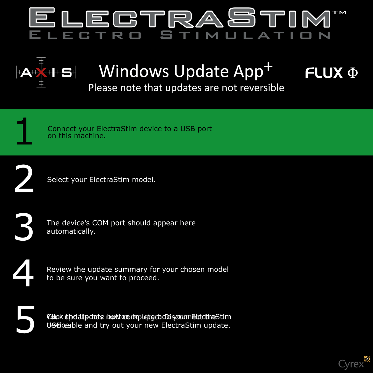 ElectraStim Stimulator Update Software- Windows ONLY-Electro Sex Stimulators electro sex - estim USA- ElectraStim